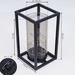 Lampe Solaire Aracaju Led Noir, 30 Lumieres