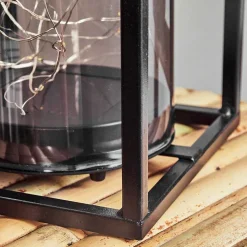 Lampe Solaire Aracaju Led Noir, 40 Lumieres