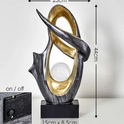 Lampe Solaire Benevento Led Or, Argente, 1 Lumiere