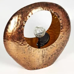 Lampe Solaire Benevento Led Cuivre, Rouille, Transparent, 1 Lumiere