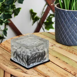 Lampe Solaire Gressela Led Noir, Blanc, 1 Lumiere, Changeur De Couleurs