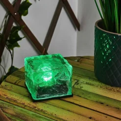 Lampe Solaire Gressela Led Noir, Blanc, 1 Lumiere, Changeur De Couleurs