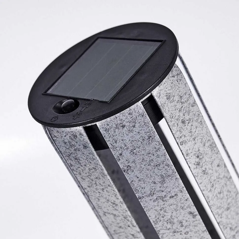 Lampe Solaire Hankinson Led Argente, 1 Lumiere
