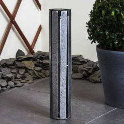 Lampe Solaire Hankinson Led Argente, 1 Lumiere