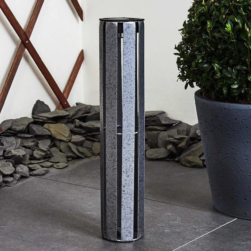 Lampe Solaire Hankinson Led Argente, 1 Lumiere