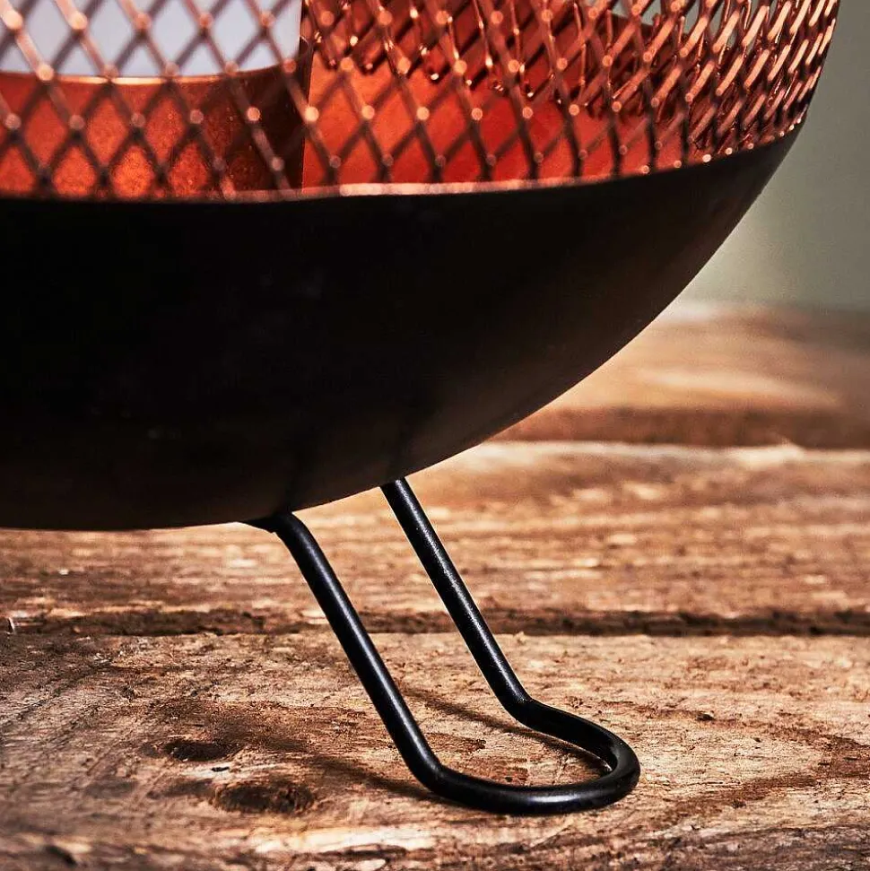 Lampe Solaire Harimal Led Cuivre, Noir, 1 Lumiere