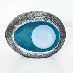 Lampe Solaire Interlaken Led Bleu, Gris, Argente, 1 Lumiere