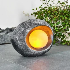 Lampe Solaire Interlaken Led Bleu, Gris, Argente, 1 Lumiere