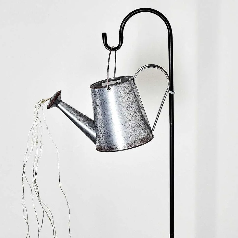 Lampe Solaire Isernia Led Noir, 80 Lumieres