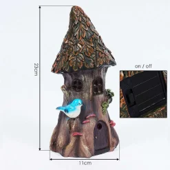 Lampe Solaire Katiao Led Bleu, Brun, Orange, 1 Lumiere