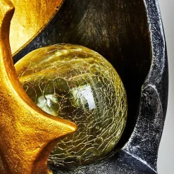 Lampe Solaire Kolo Led Or, Gris, Noir, 1 Lumiere