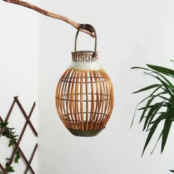 Lampe Solaire Mazomanie Led Bois Clair, Rouille, 1 Lumiere