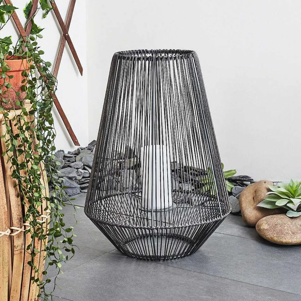 Lampe Solaire Mendola Led Gris, 1 Lumiere