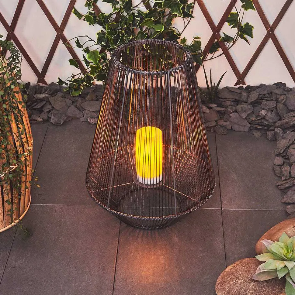 Lampe Solaire Mendola Led Gris, 1 Lumiere