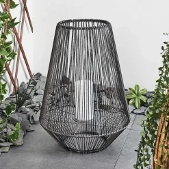 Lampe Solaire Mendola Led Gris, 1 Lumiere