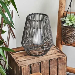 Lampe Solaire Mendola Led Gris, 1 Lumiere