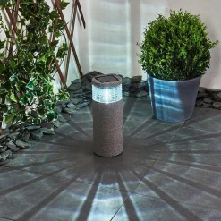 Lampe Solaire Mesabolo Led Gris, Noir, 1 Lumiere