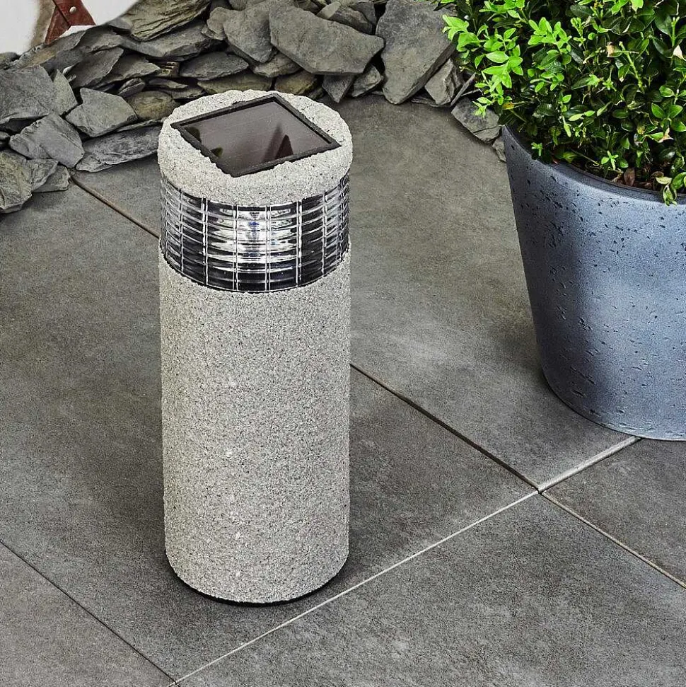 Lampe Solaire Mesabolo Led Gris, Noir, 1 Lumiere