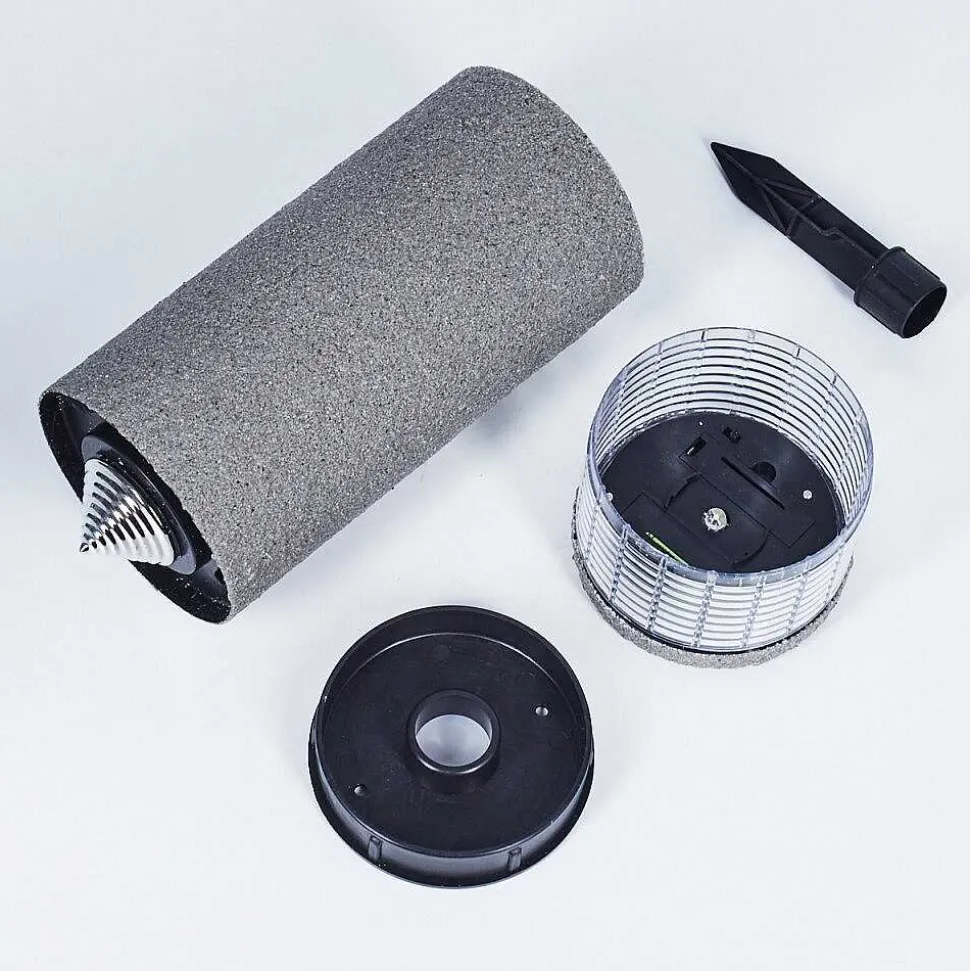 Lampe Solaire Mesabolo Led Gris, Noir, 1 Lumiere