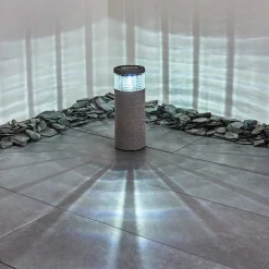 Lampe Solaire Mesabolo Led Gris, Noir, 1 Lumiere