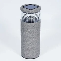 Lampe Solaire Mesabolo Led Gris, Noir, 1 Lumiere