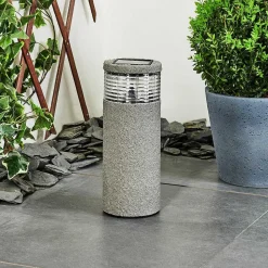 Lampe Solaire Mesabolo Led Gris, Noir, 1 Lumiere