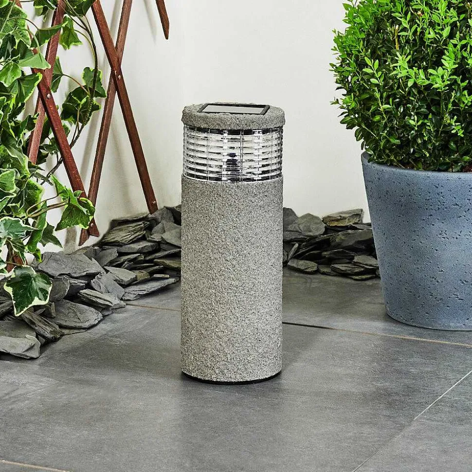 Lampe Solaire Mesabolo Led Gris, Noir, 1 Lumiere