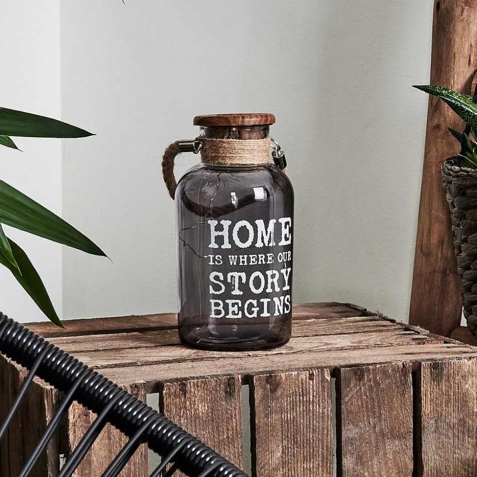 Lampe Solaire Moliitsi Led Brun, Fumee, 10 Lumieres