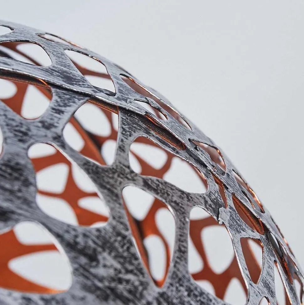 Lampe Solaire Moreland Led Cuivre, Noir, Argente, 1 Lumiere