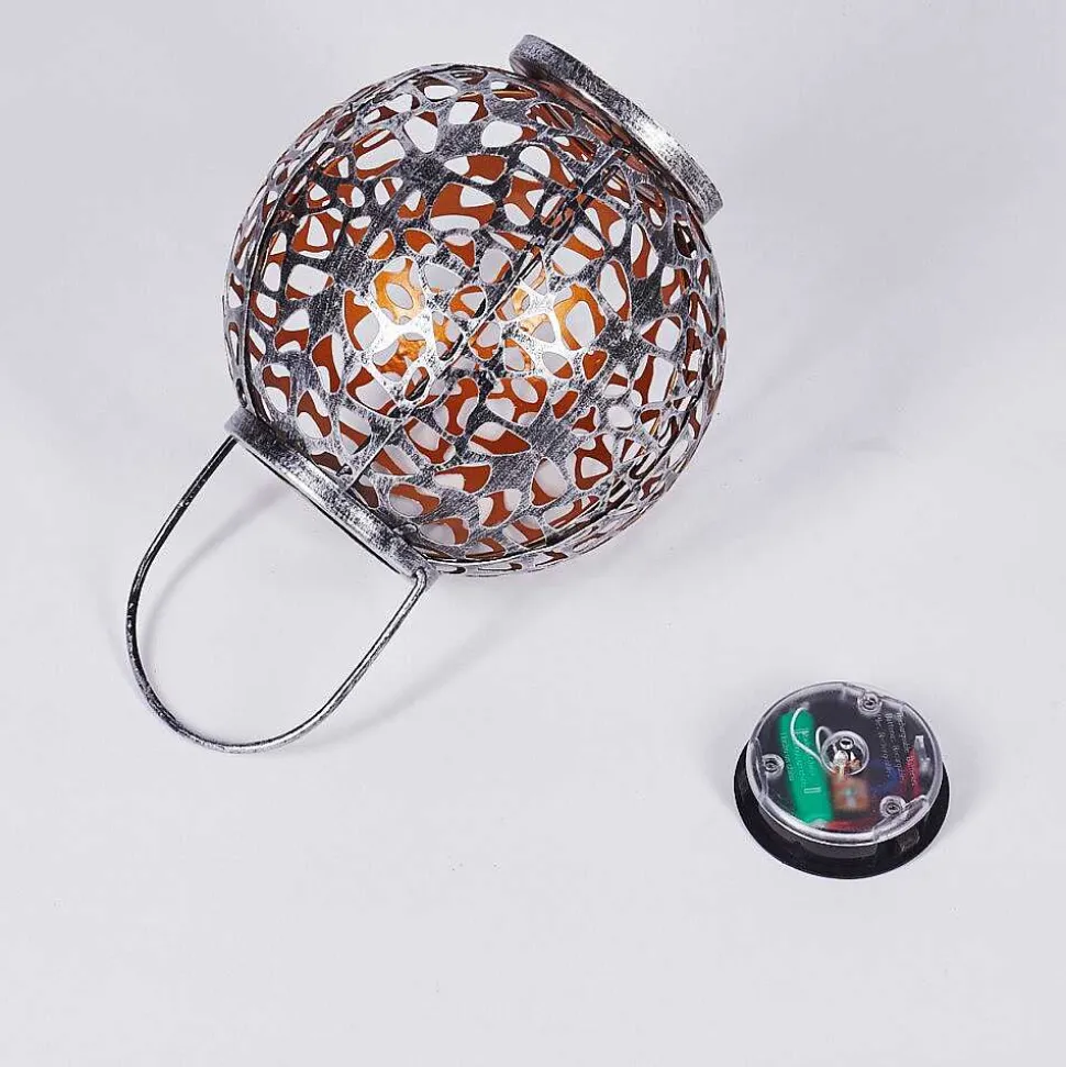 Lampe Solaire Moreland Led Cuivre, Noir, Argente, 1 Lumiere