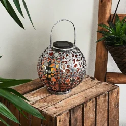 Lampe Solaire Moreland Led Cuivre, Noir, Argente, 1 Lumiere