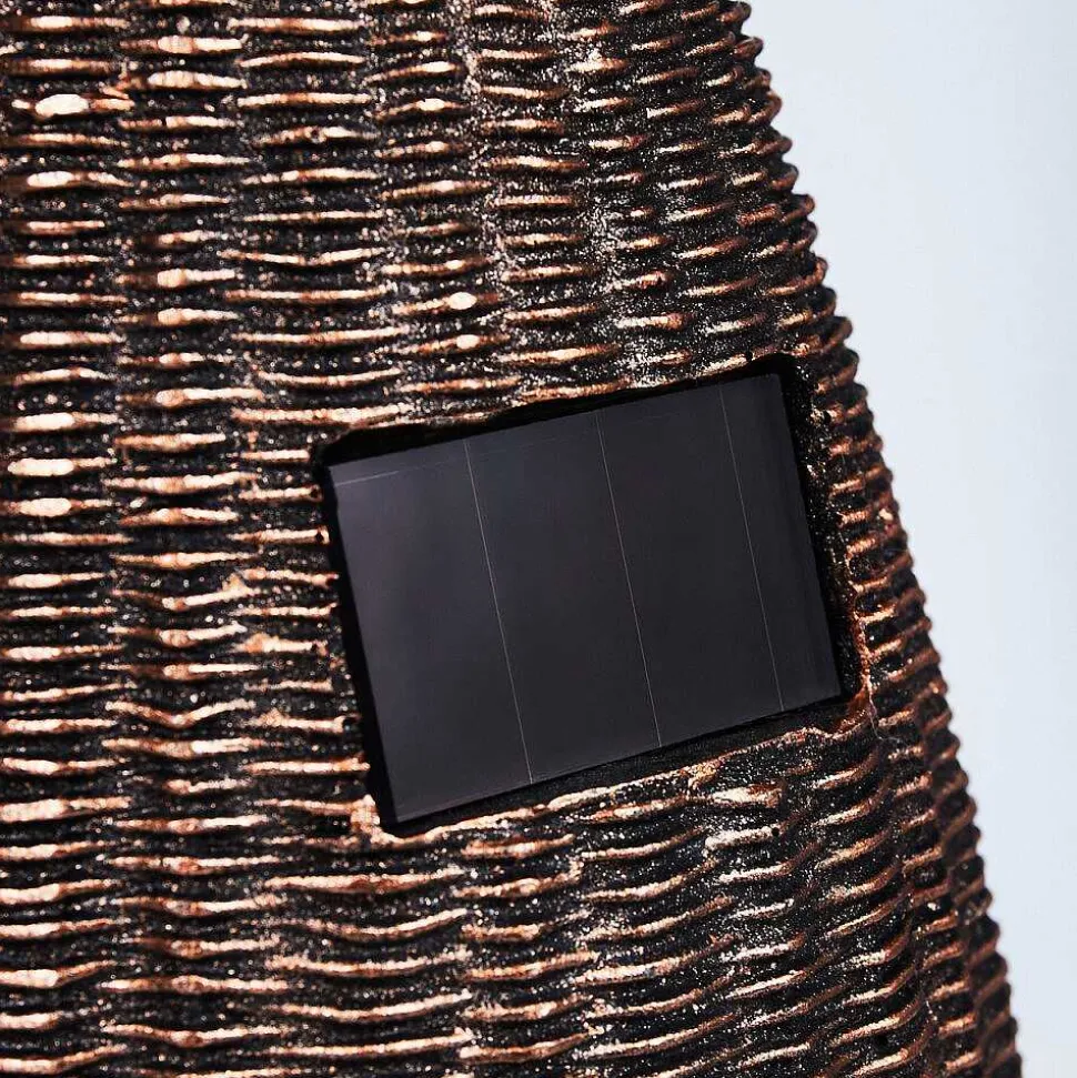 Lampe Solaire Otterstad Led Brun, Or, 1 Lumiere