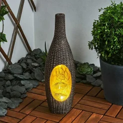 Lampe Solaire Otterstad Led Brun, Or, 1 Lumiere