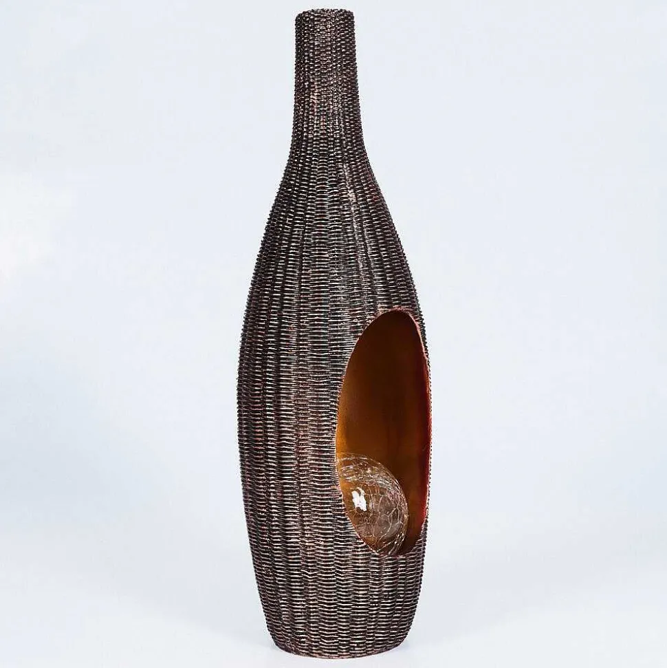 Lampe Solaire Otterstad Led Brun, Or, 1 Lumiere