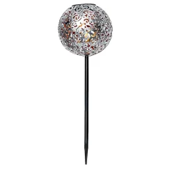 Lampe Solaire Paradiski Led Noir, 1 Lumiere