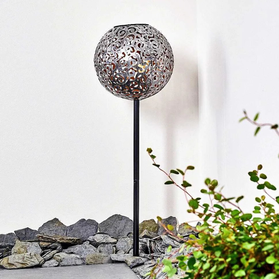 Lampe Solaire Paradiski Led Noir, 1 Lumiere