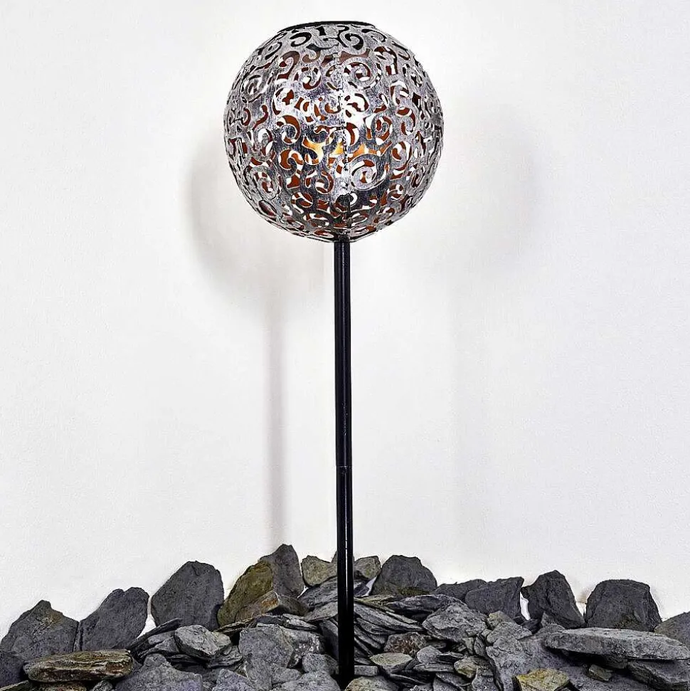 Lampe Solaire Paradiski Led Noir, 1 Lumiere