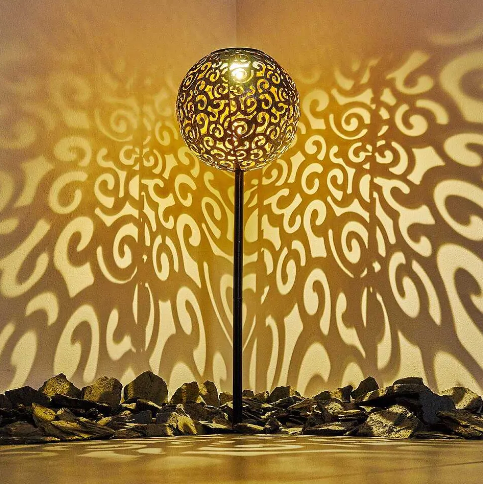 Lampe Solaire Paradiski Led Noir, 1 Lumiere