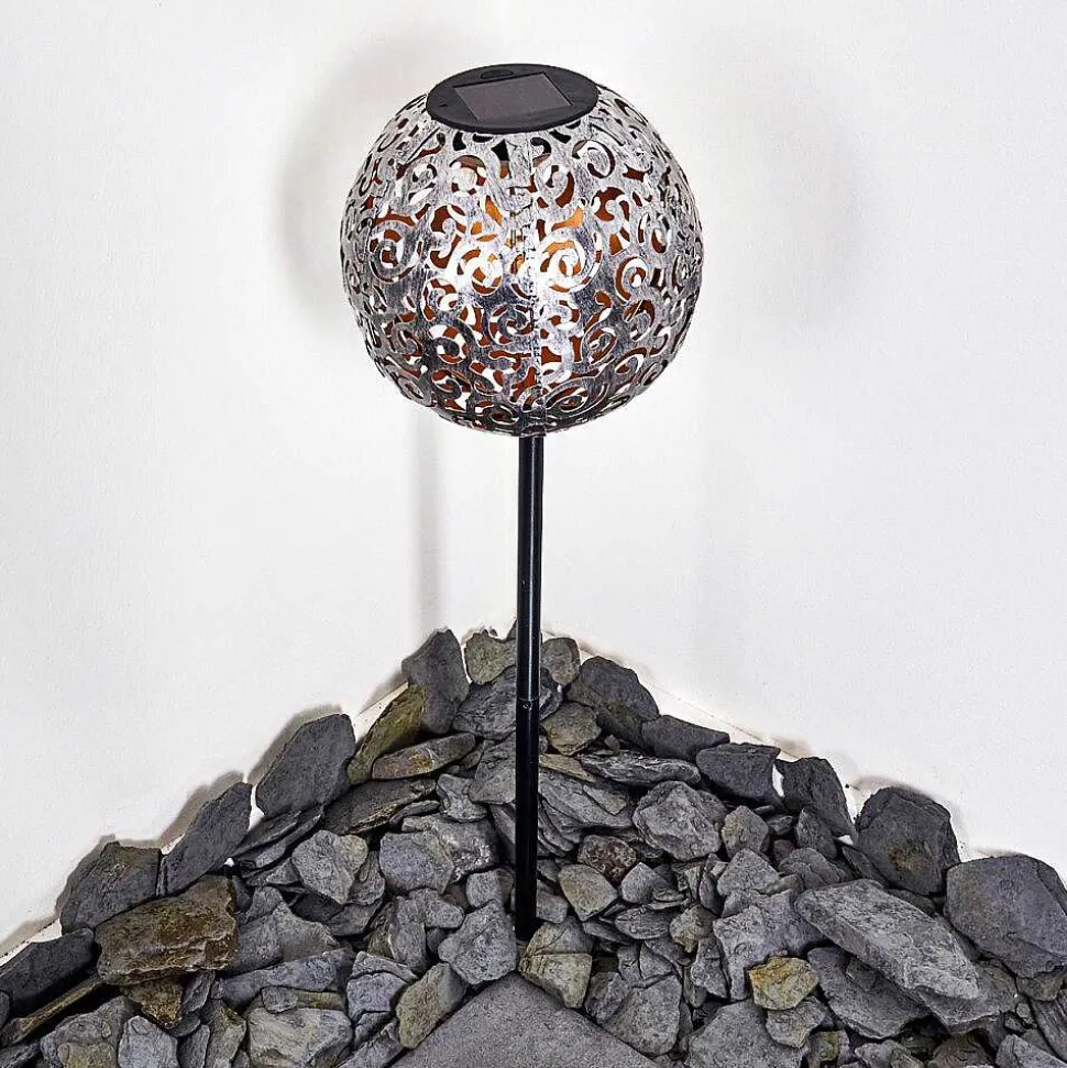 Lampe Solaire Paradiski Led Noir, 1 Lumiere