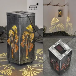 Lampe Solaire Parikia Led Cuivre, Argente, 1 Lumiere