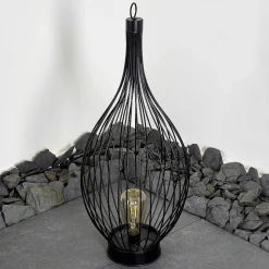 Lampe Solaire Pasadena Led Noir, 1 Lumiere