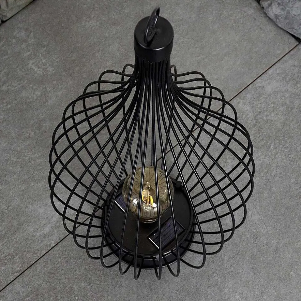 Lampe Solaire Pasadena Led Noir, 1 Lumiere