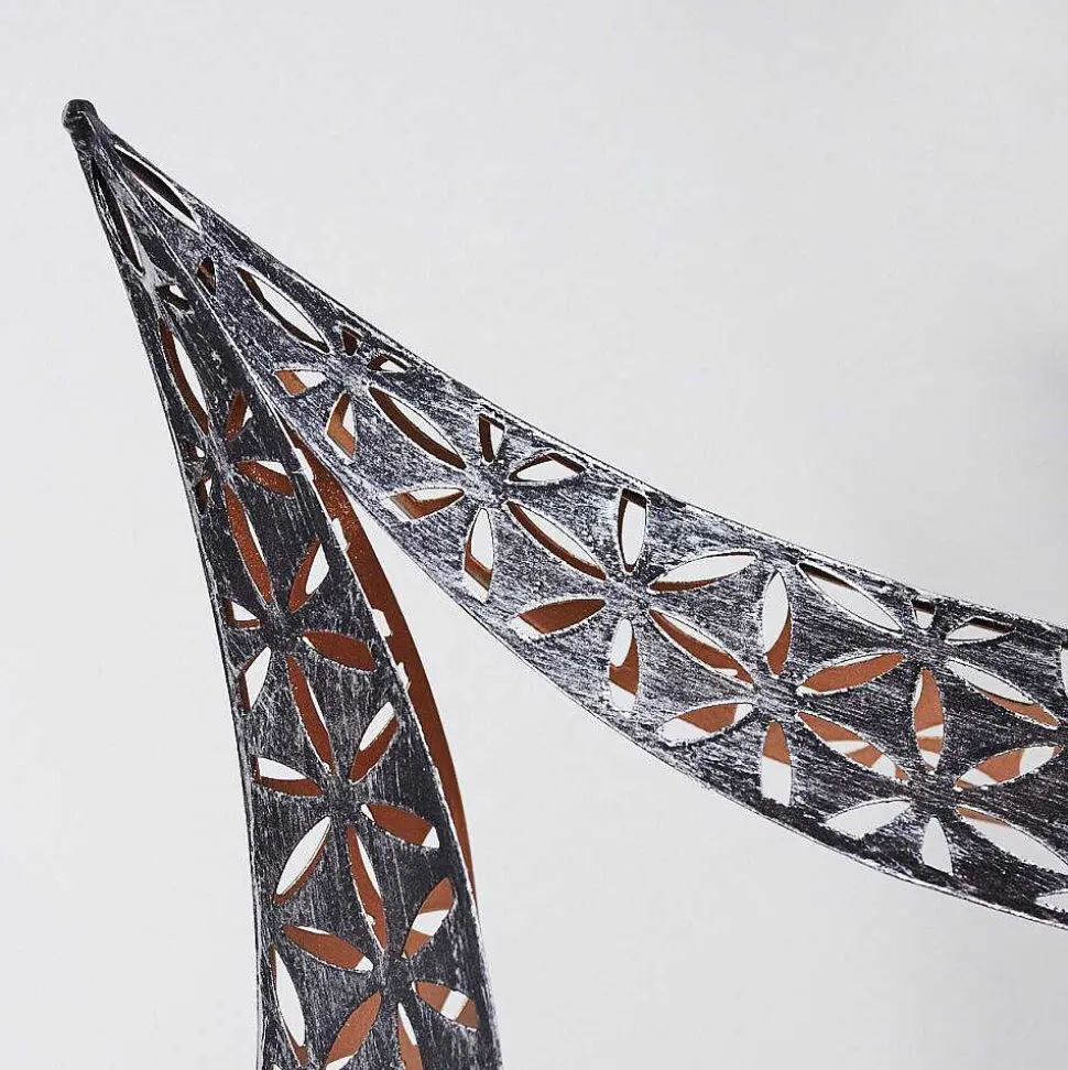 Lampe Solaire Rovinj Led Cuivre, Noir, 1 Lumiere