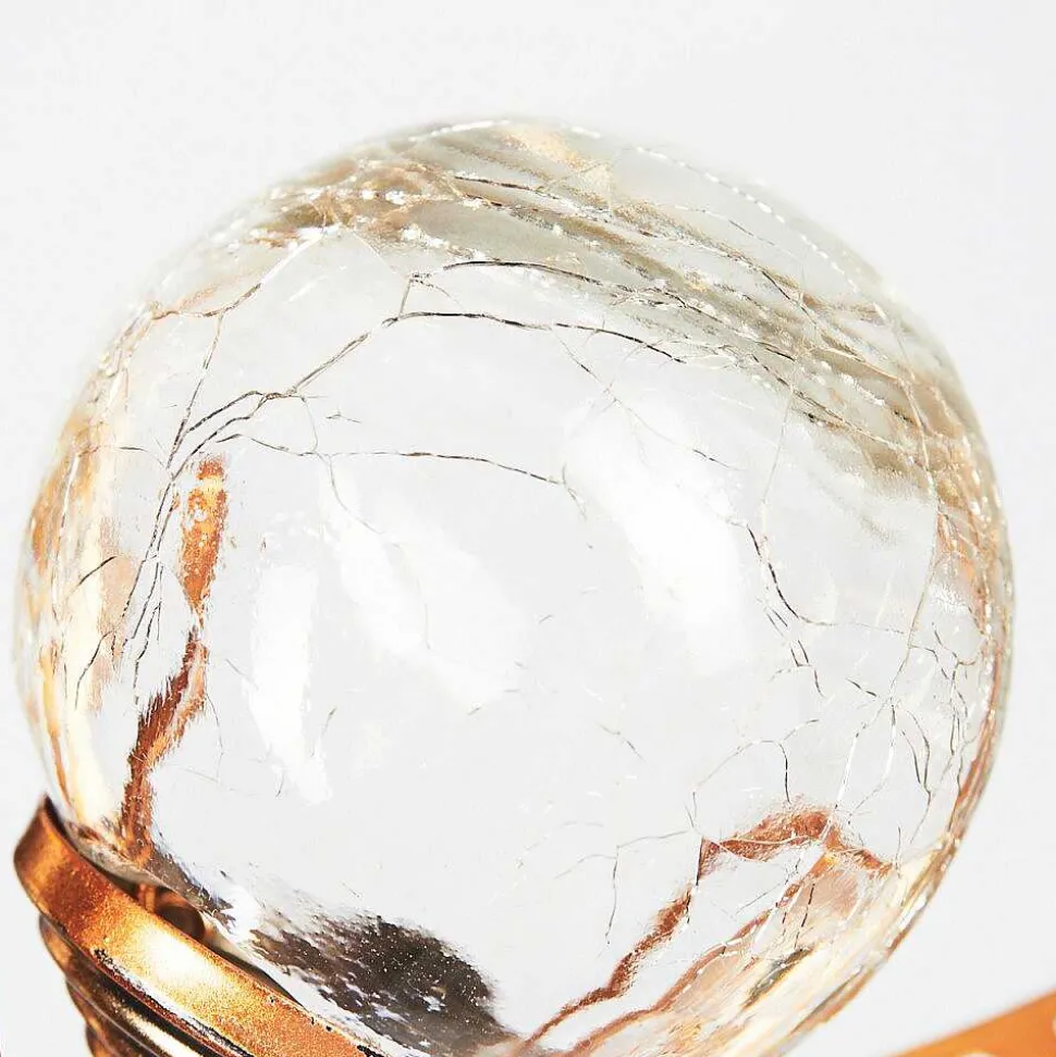 Lampe Solaire Rovinj Led Cuivre, Noir, 1 Lumiere