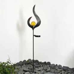 Lampe Solaire Rovinj Led Anthracite, Cuivre, 1 Lumiere