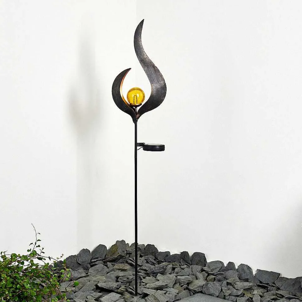 Lampe Solaire Rovinj Led Anthracite, Cuivre, 1 Lumiere