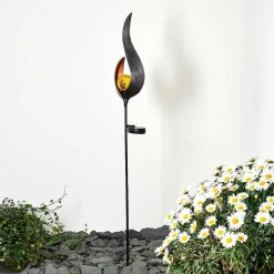 Lampe Solaire Rovinj Led Anthracite, Cuivre, 1 Lumiere