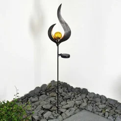 Lampe Solaire Rovinj Led Anthracite, Cuivre, 1 Lumiere