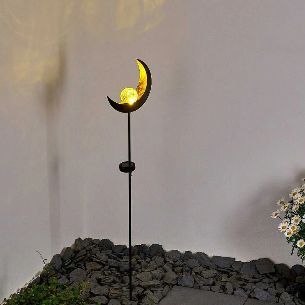 Lampe Solaire Rovinj Led Cuivre, Noir, 1 Lumiere