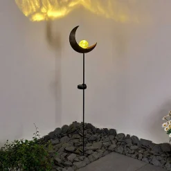 Lampe Solaire Rovinj Led Cuivre, Noir, 1 Lumiere